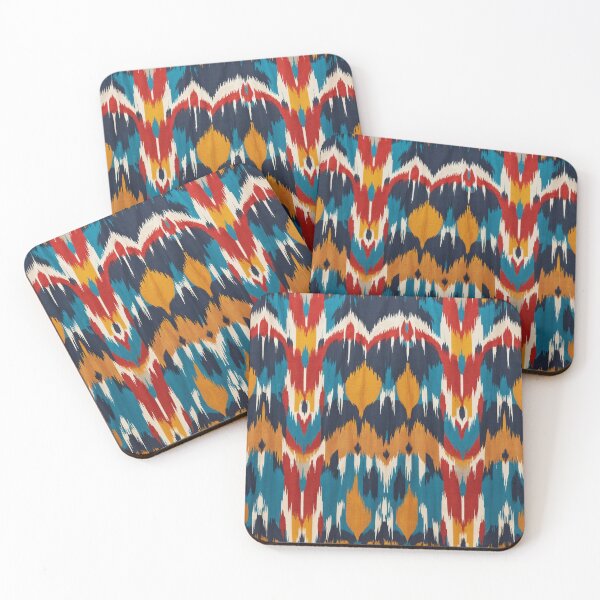 Item preview, This captivating image takes us on a vibrant ikat journey designed and sold by Wannaprasert.