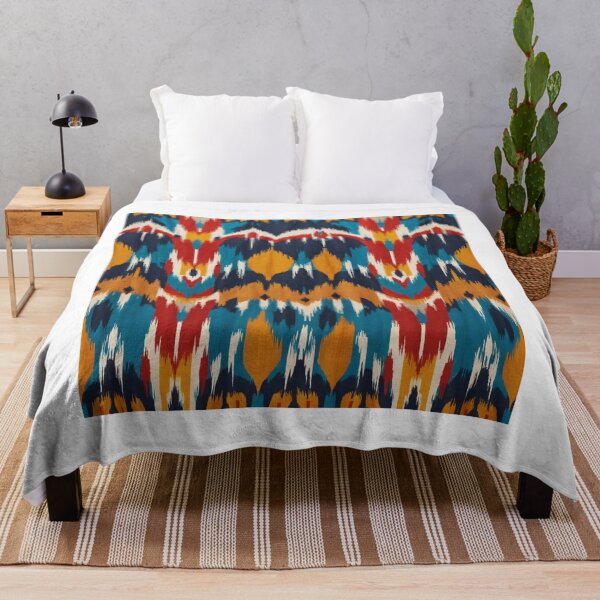 Item preview, This captivating image takes us on a vibrant ikat journey designed and sold by Wannaprasert.