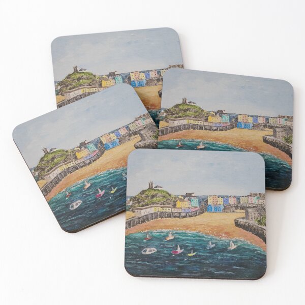 Item preview, Tenby Harbour designed and sold by mrsctlandscapes.