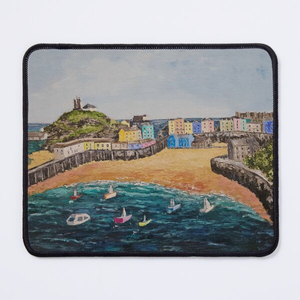 Item preview, Tenby Harbour designed and sold by mrsctlandscapes.