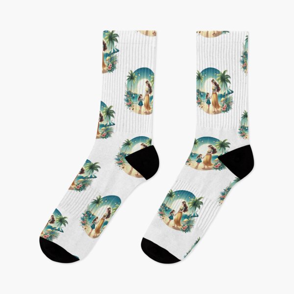 Item preview, Mother With Daughter On The Beach designed and sold by M R Design.