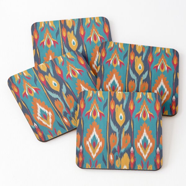 Item preview, This captivating image takes us on a vibrant ikat journey designed and sold by Wannaprasert.