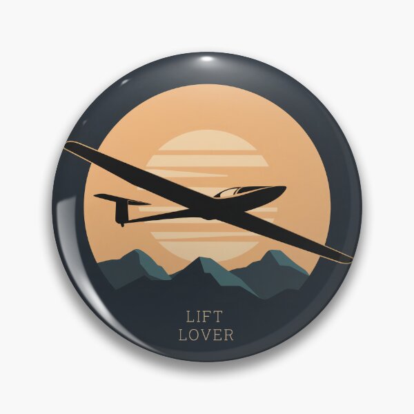 Item preview, Lift Lover Glider Plane Pilot Sailplane aerial floating soaring designed and sold by These_Prints.