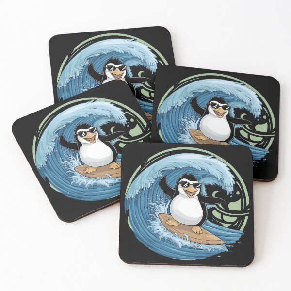 Item preview, Surfing Penguin designed and sold by EnchantWearEmpo.