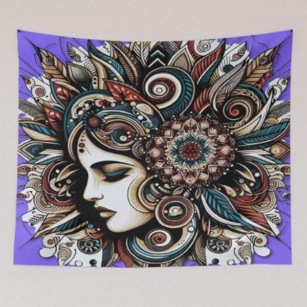 Item preview, Cyber-Spirit: Native American woman rediscovered in the digital age designed and sold by FotoworldEdel.