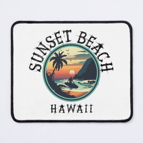 Item preview, Sunset Beach - Hawaii (with Black Lettering) designed and sold by VelvetRoom.