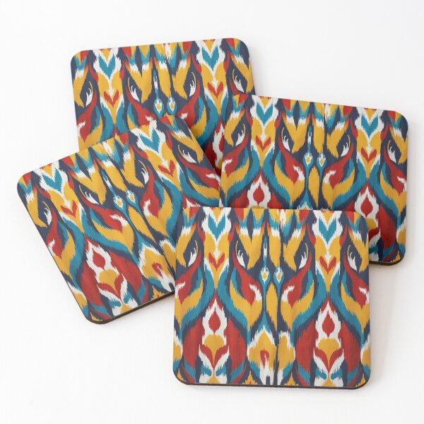 Item preview, This captivating image takes us on a vibrant ikat journey designed and sold by Wannaprasert.