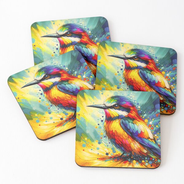 Item preview, The beautiful bird in intense oil colors  designed and sold by PixelCraftDSG.