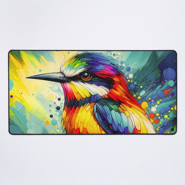 Item preview, The beautiful bird in intense oil colors designed and sold by PixelCraftDSG.