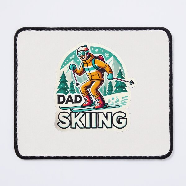 Item preview, dad skiing designed and sold by creativechaster.