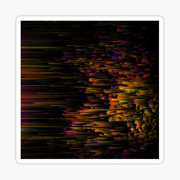 Item preview, Rainbow Light Speed - Abstract Glitchy Pixel Art designed and sold by Jennifer Walsh Design.