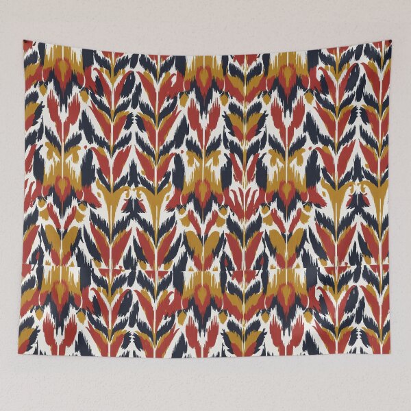 Item preview, This captivating image takes us on a vibrant ikat journey designed and sold by Wannaprasert.