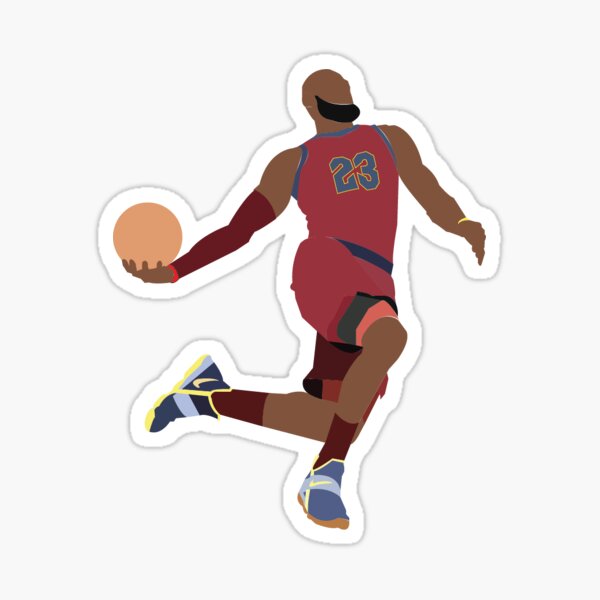 Lebron James Dunking Decal | Elektroplate