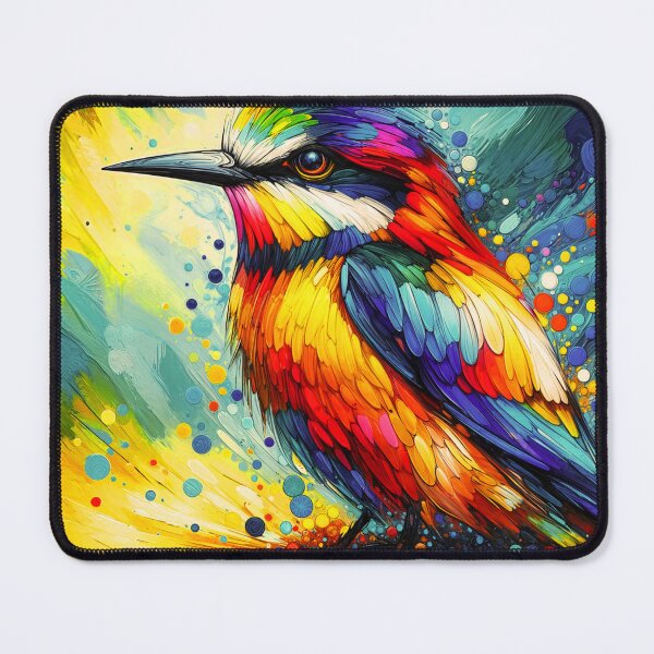 Item preview, The beautiful bird in intense oil colors designed and sold by PixelCraftDSG.