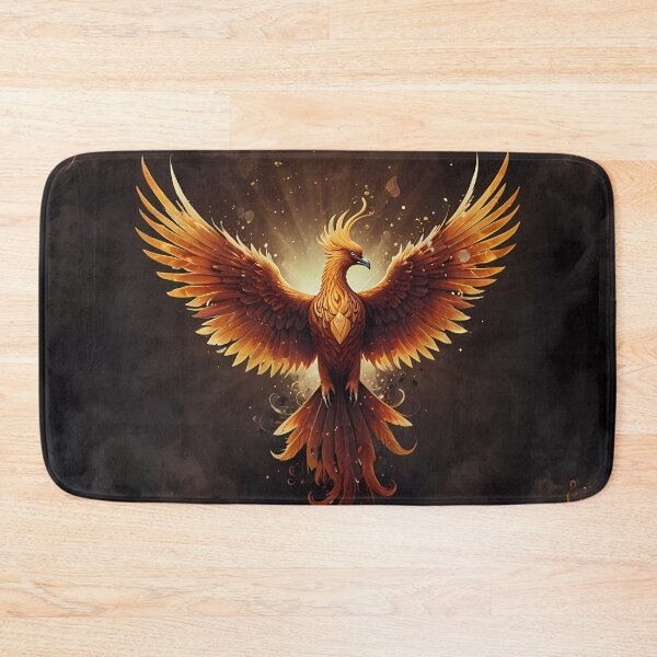 Item preview, Colourful Feathered Phoenix Bird Pattern Throw Pillow  designed and sold by FocusedArt.