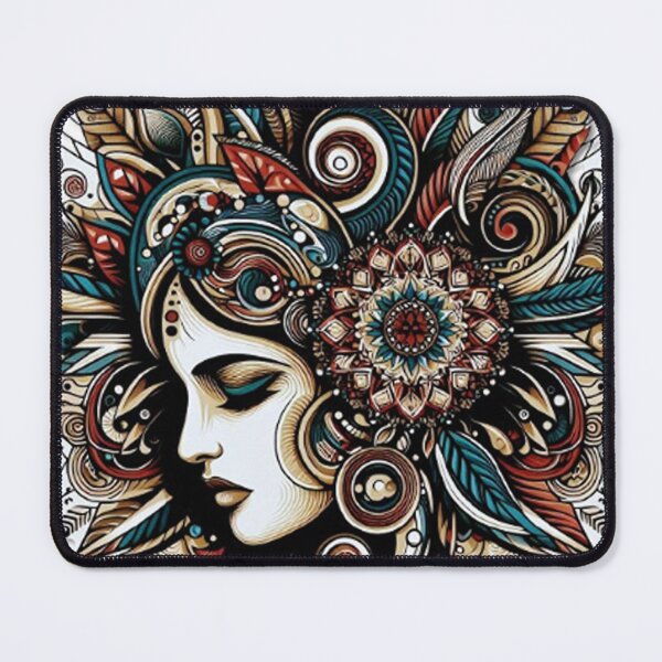 Item preview, Cyber-Spirit: Native American woman rediscovered in the digital age designed and sold by FotoworldEdel.