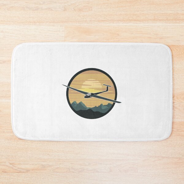 Item preview, Glider Plane Pilot Sailplane Biplane aerial floating soaring designed and sold by These_Prints.