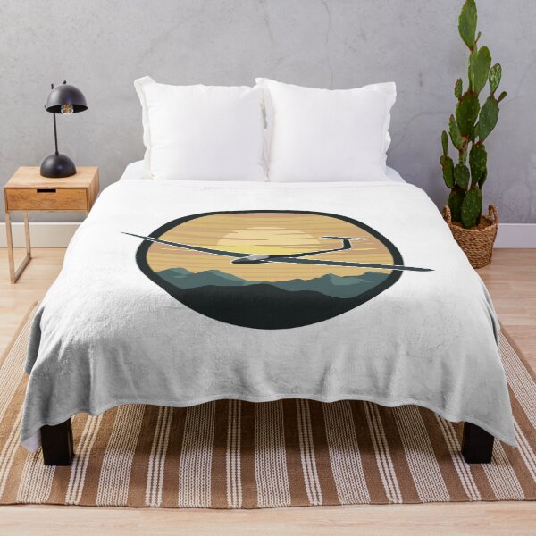 Item preview, Glider Plane Pilot Sailplane Biplane aerial floating soaring designed and sold by These_Prints.