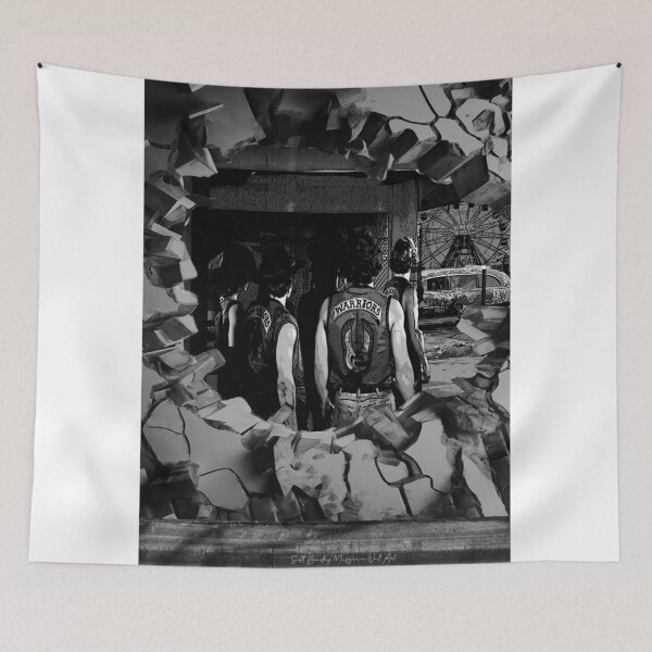 Item preview, The Warriors, wall art effect. designed and sold by Another Pic In The Wall By Scott Bradley Musgrave.