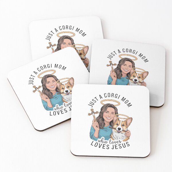 Item preview, Just A Corgi Mom Who Loves Jesus designed and sold by Peter Stawicki.