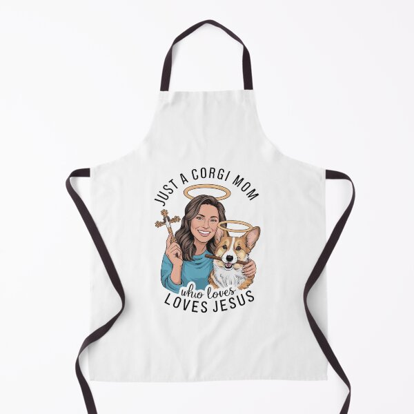 Item preview, Just A Corgi Mom Who Loves Jesus designed and sold by Peter Stawicki.