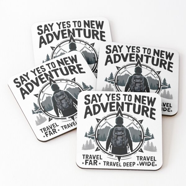 Aperçu de l'œuvre SAY YES TO NEW ADVENTURE créée et vendue par Velustro Shop.
