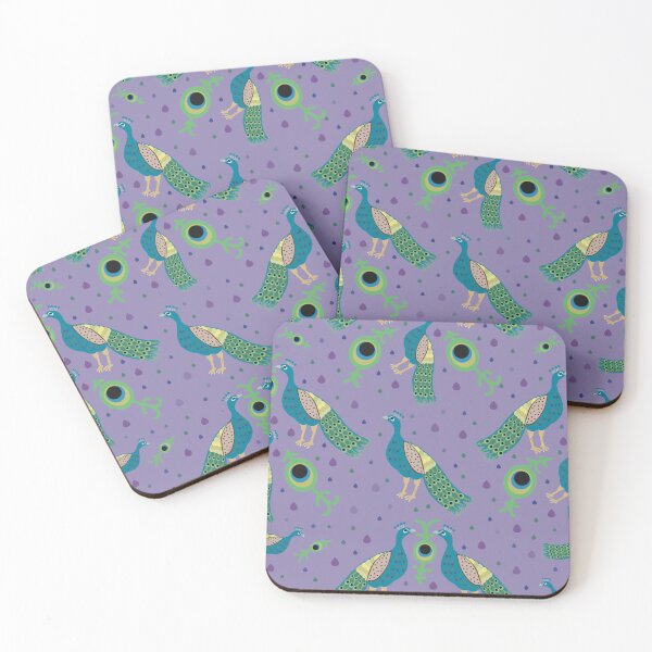 Item preview, Cute Peacock Pattern designed and sold by Catphonesoup.