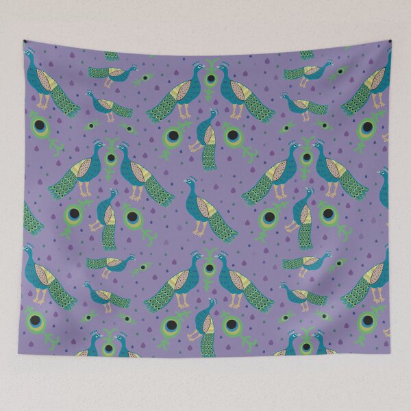 Item preview, Cute Peacock Pattern designed and sold by Catphonesoup.