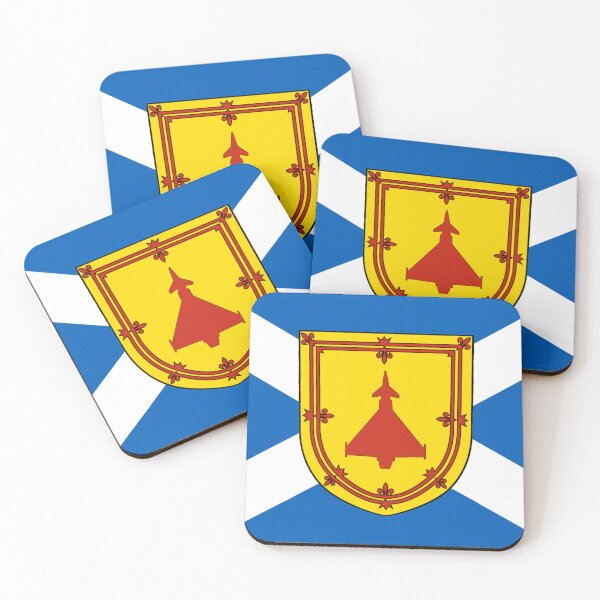 Item preview, Scottish Saltire with Typhoon Jet Shield (bratach saltire na h-Alba le sgiath jet typhoon) designed and sold by JonathanR1994.