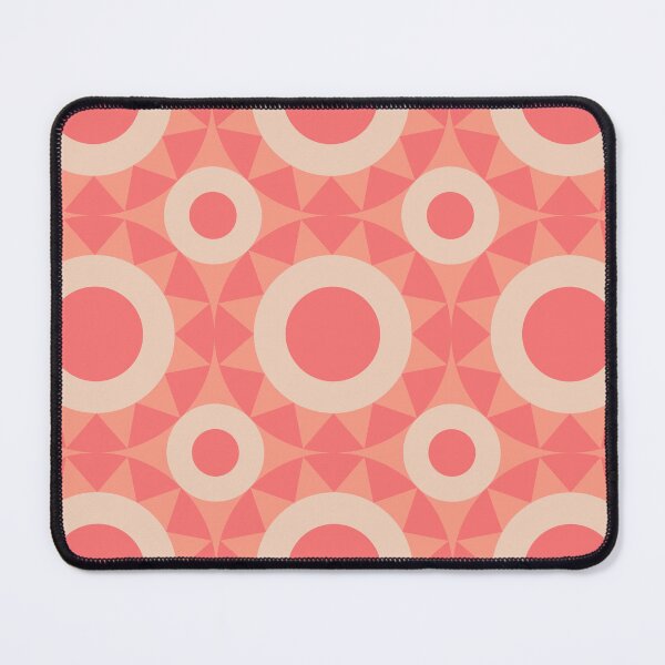 Aperçu de l'œuvre Des soleils à gogo - Motif de cercles aux couleurs chaudes créée et vendue par visualsignus.