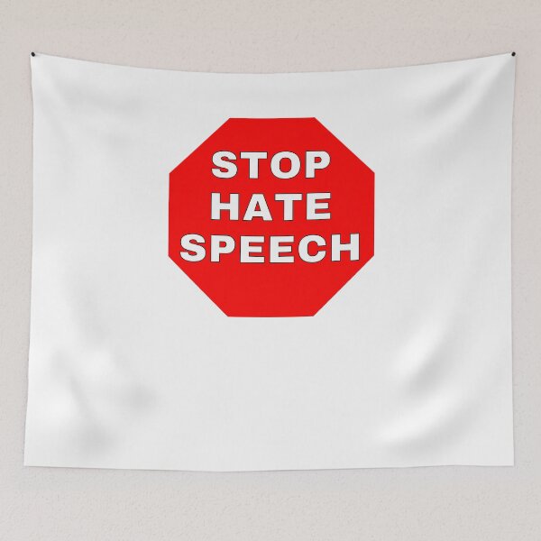 Item preview, Stop Hate Speech Shirt designed and sold by QCuLT.