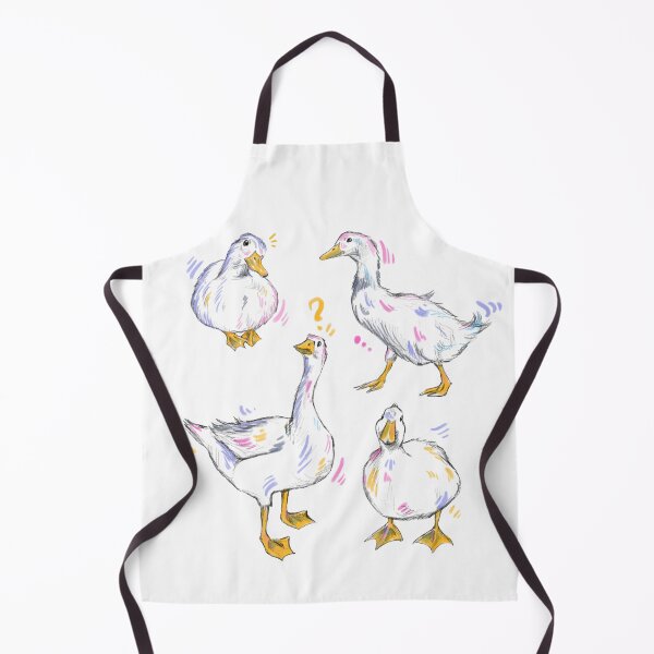Item preview, Four funny white confused ducks designed and sold by tanyatej.