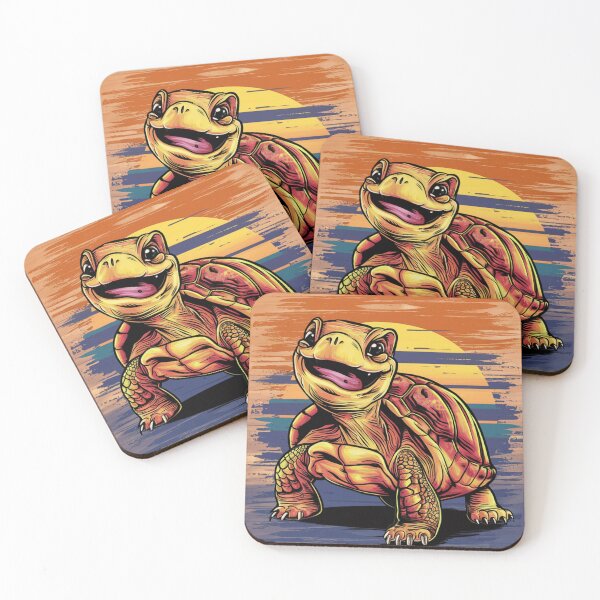 Item preview, Sunset Turtle Stroll designed and sold by Exodoi.
