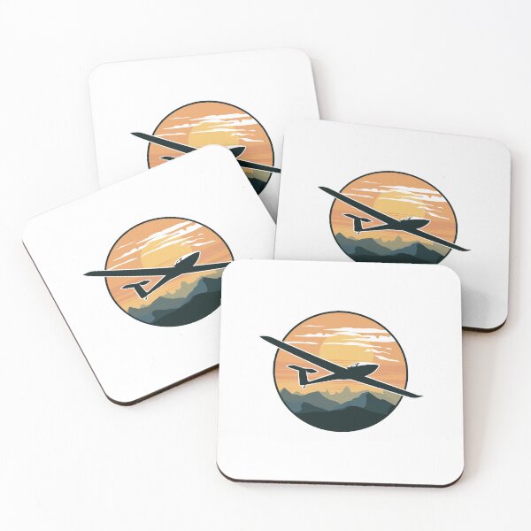Item preview, Glider Plane Pilot Sailplane Biplane aerial floating soaring designed and sold by These_Prints.