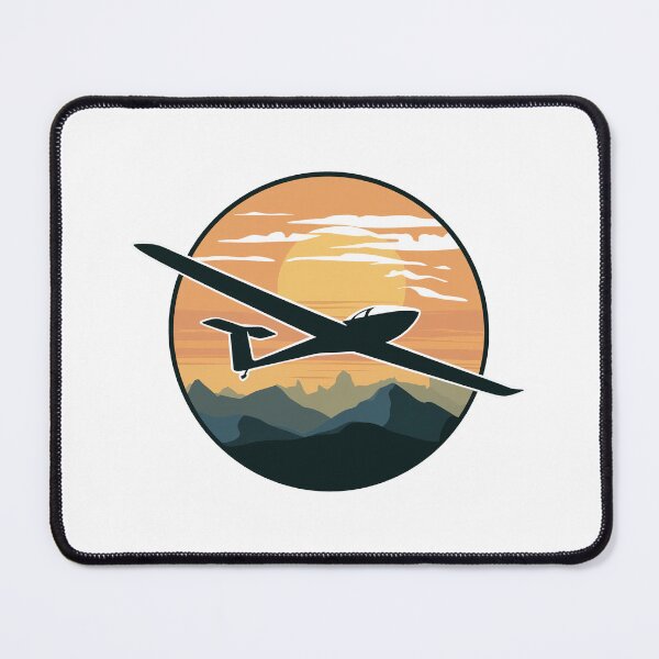 Item preview, Glider Plane Pilot Sailplane Biplane aerial floating soaring designed and sold by These_Prints.