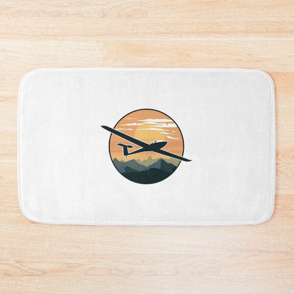 Item preview, Glider Plane Pilot Sailplane Biplane aerial floating soaring designed and sold by These_Prints.
