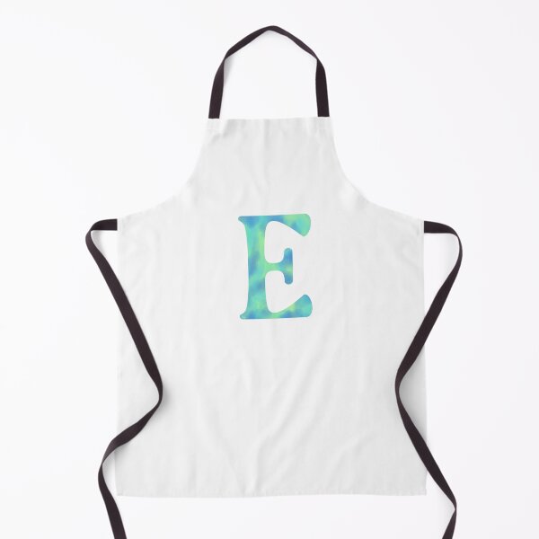 Item preview, “E” aqua designed and sold by Ninidesignss.
