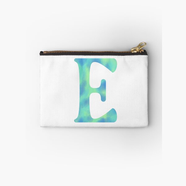 Item preview, “E” aqua   designed and sold by Ninidesignss.