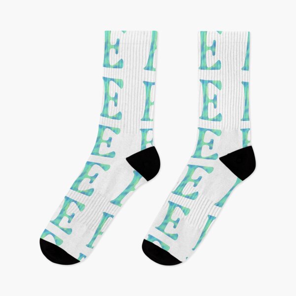 Item preview, “E” aqua   designed and sold by Ninidesignss.