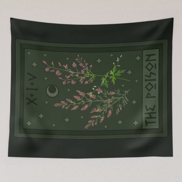 Item preview, Poison Plants Tarot Card designed and sold by AbigailHerman.