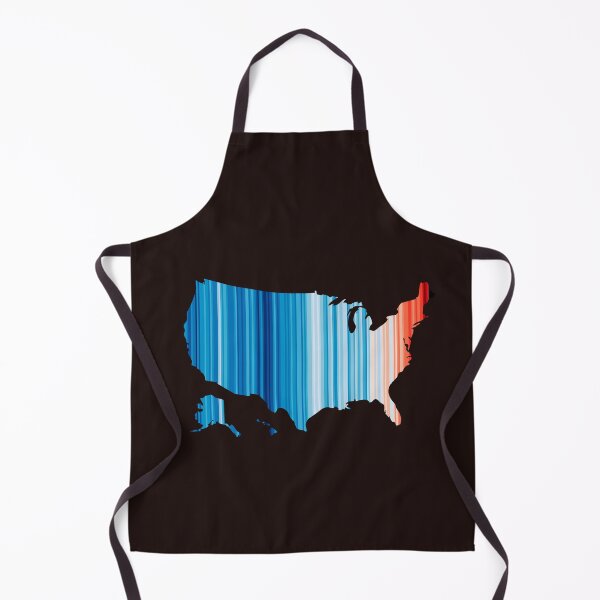 Item preview, Climate Change Stripes - USA outline designed and sold by Frank J. Art.