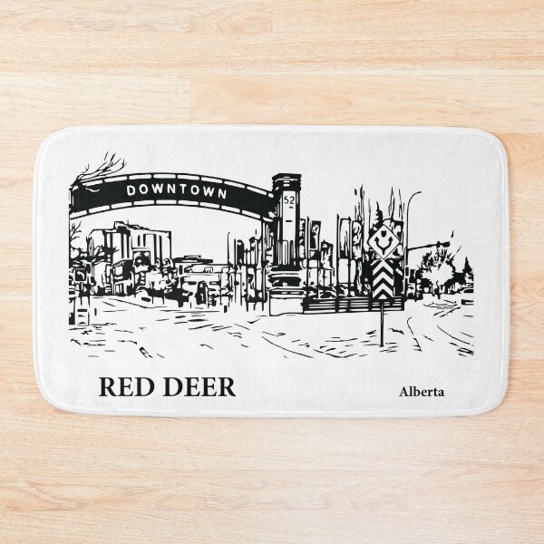 Artikelvorschau, Red Deer, Alberta entworfen und verkauft von Lakeric Cityscapes.