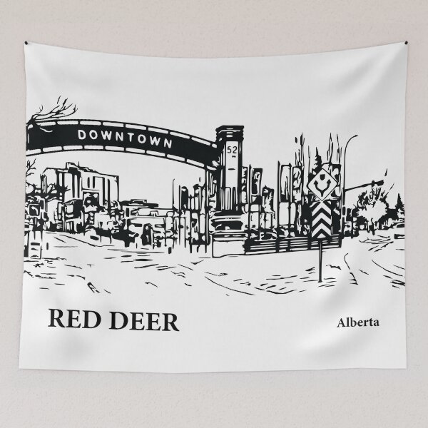 Item preview, Red Deer Alberta designed and sold by Lakeric Cityscapes.
