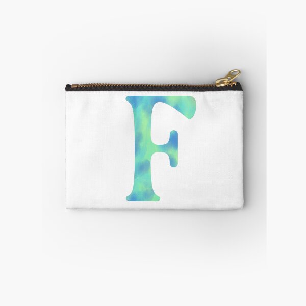 Item preview, “F” aqua   designed and sold by Ninidesignss.