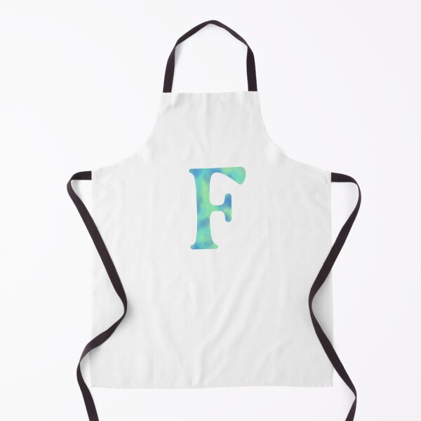 Item preview, “F” aqua designed and sold by Ninidesignss.