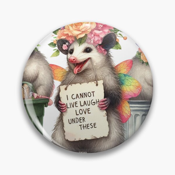 Item preview, I Cannot Live Laugh Love Under These Raccoon Quotes designed and sold by clintang.