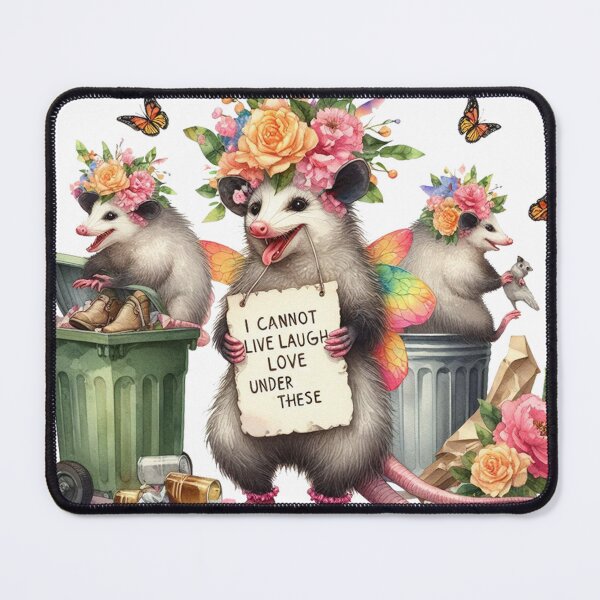 Item preview, I Cannot Live Laugh Love Under These Raccoon Quotes designed and sold by clintang.