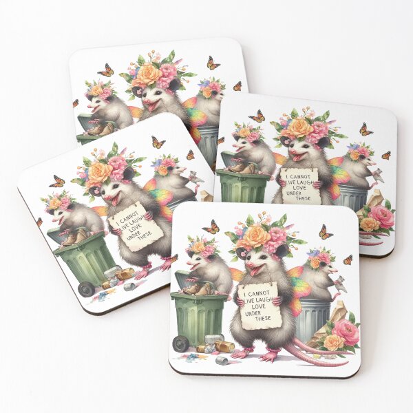 Item preview, I Cannot Live Laugh Love Under These Raccoon Quotes designed and sold by clintang.