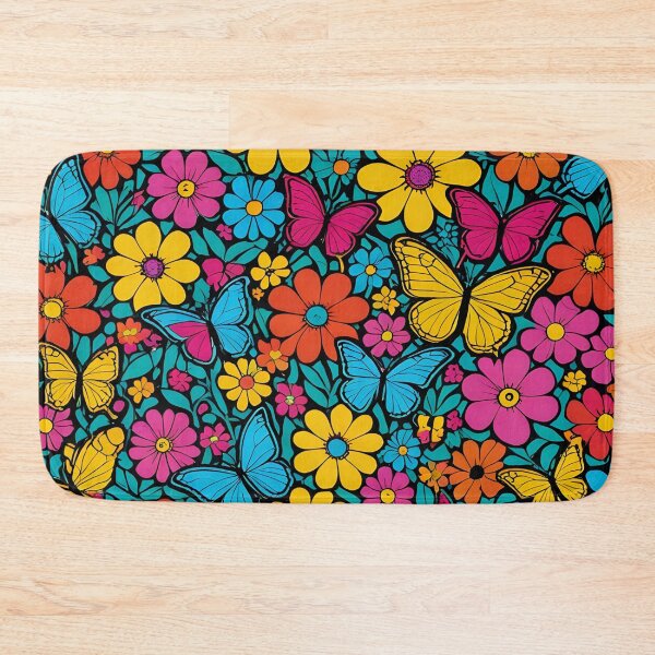 Item preview, flowers and butterflies theme designed and sold by Seventonix.