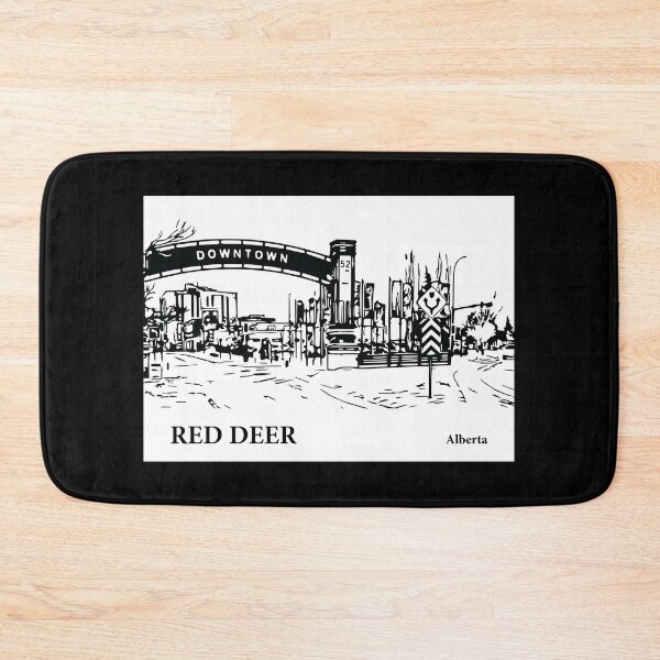 Artikelvorschau, Red Deer, Alberta entworfen und verkauft von Lakeric Cityscapes.